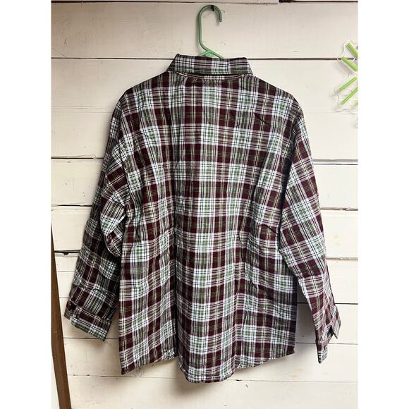 Vintage Montgomery Ward "The Woodsman" Insulated Jacket Flannel, Men's Size L - Picture 3 of 5